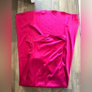 Strapless backless dress size small